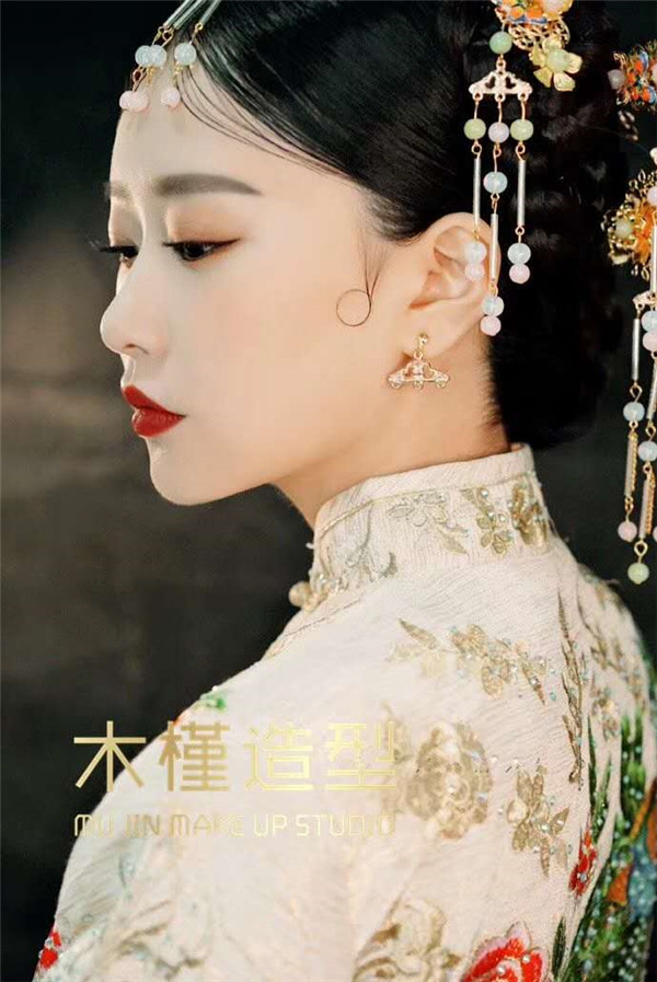 中式新娘整体造型欣赏