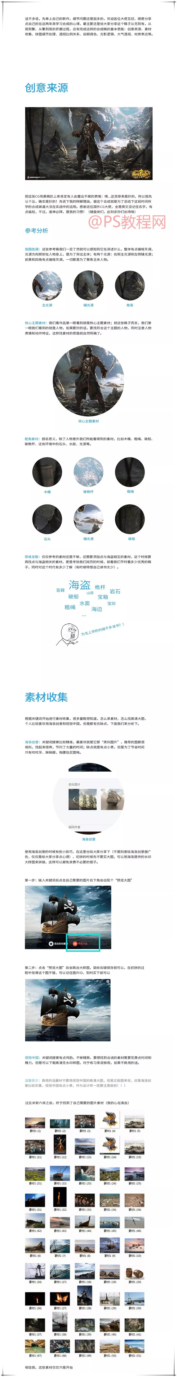 PS大型合成溶圖的基本流程