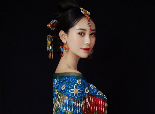 中式新娘妆发造型欣赏