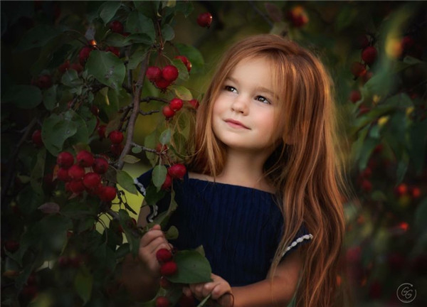 可爱俏皮的小仙女 唯美清新的欧系儿童摄影