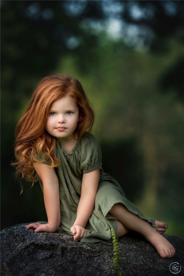 可爱俏皮的小仙女 唯美清新的欧系儿童摄影