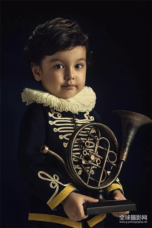 摄影郑贤桂油画般的儿童肖像作品