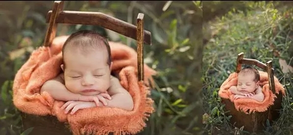 超实用的新生儿摄影构图技巧与方法！