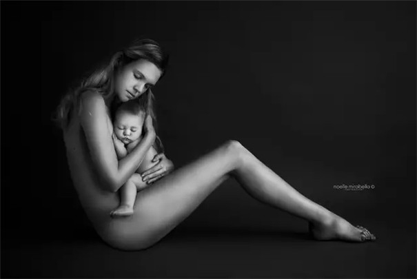 摄影师Noelle Mirabella拍摄的新生儿作品