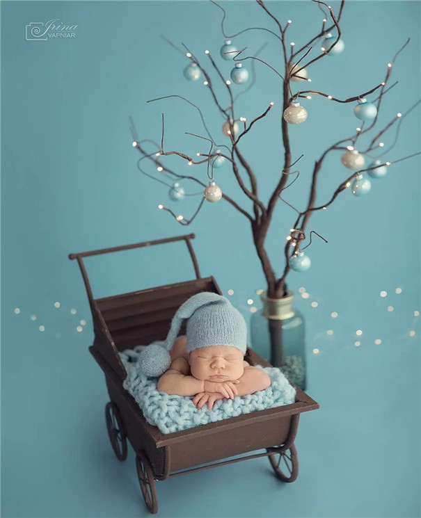 一组俄罗斯摄影师Ирина Вапняр的新生儿摄影作品