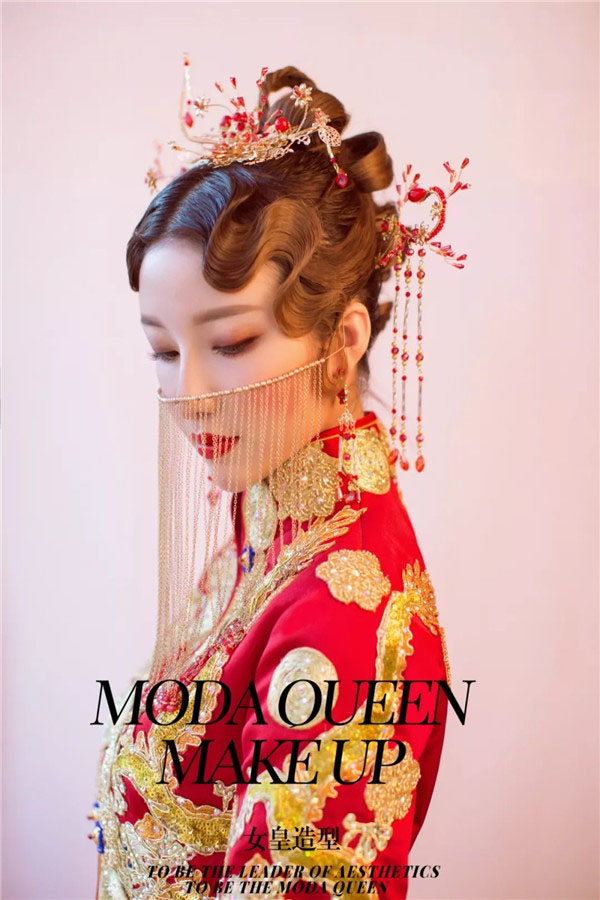 别样中式新娘造型 十里红妆韶芳华
