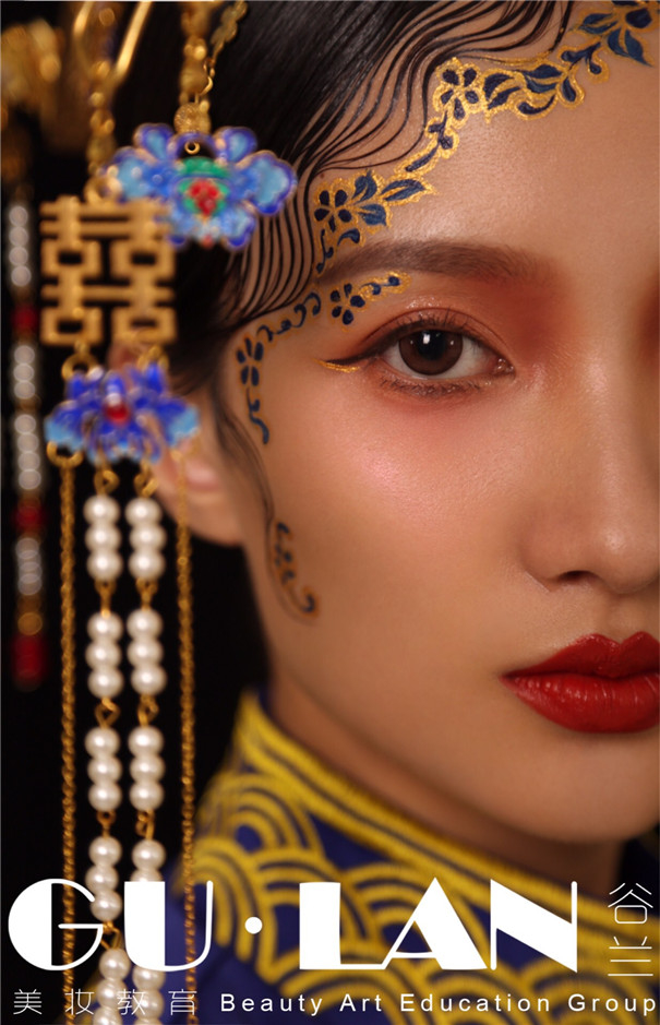 中国风之彩绘与美妆的完美结合