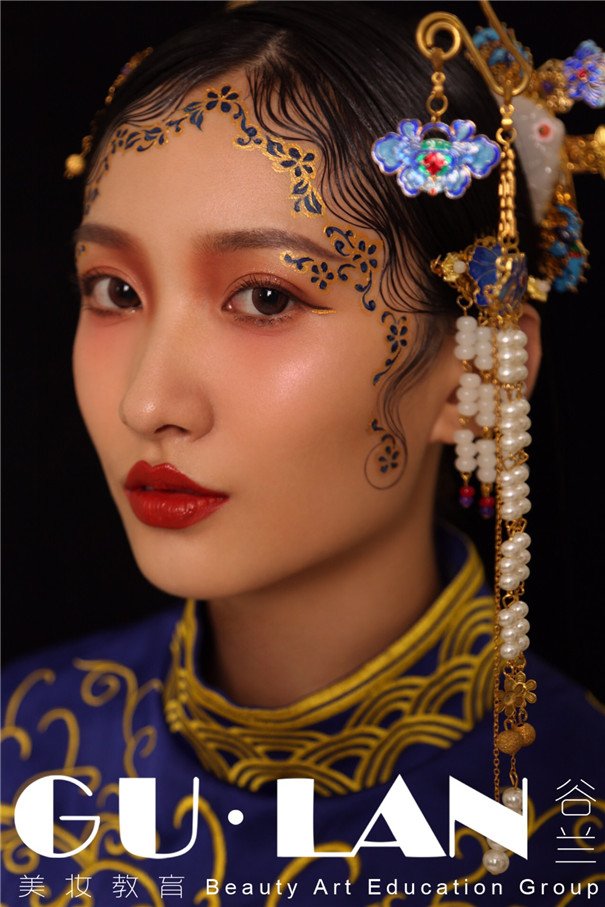 中国风之彩绘与美妆的完美结合