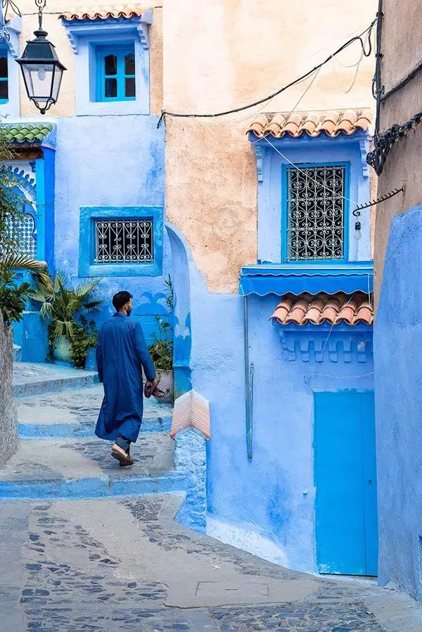 摩洛哥 童话一般的蓝色世界