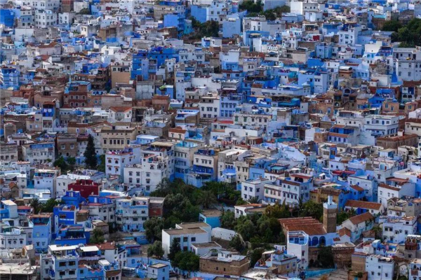 摩洛哥 童话一般的蓝色世界