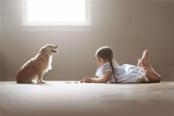 暖心瞬间：孩子与宠物的美好友谊