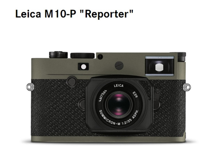 徕卡发布M10-P记者限量版相机 2021 年 1 月份上市销售