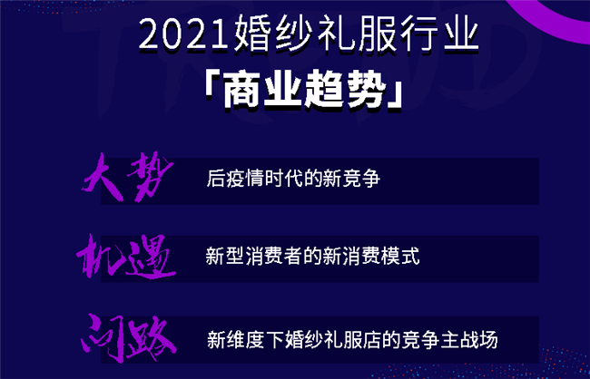 2021年中国婚纱礼服行业商业趋势发布会开启报名