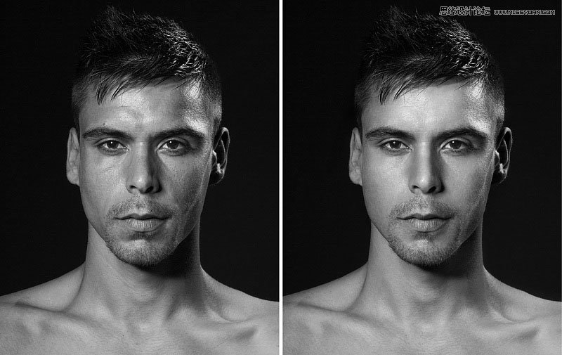Photoshop详细解析男士肖像后期精致磨皮,PS教程,