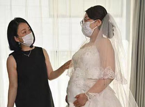 最新影楼资讯新闻-新冠疫情之下，日本“妈妈新娘”专用“孕妇婚纱”需求量增加